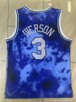 Maillot de Basket #3 Allen Iverson 1996-97 76ers M&N Vintage Bleu